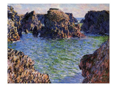Port-Goulphar, Belle-Ile, Brittany - Claude Monet Paintings